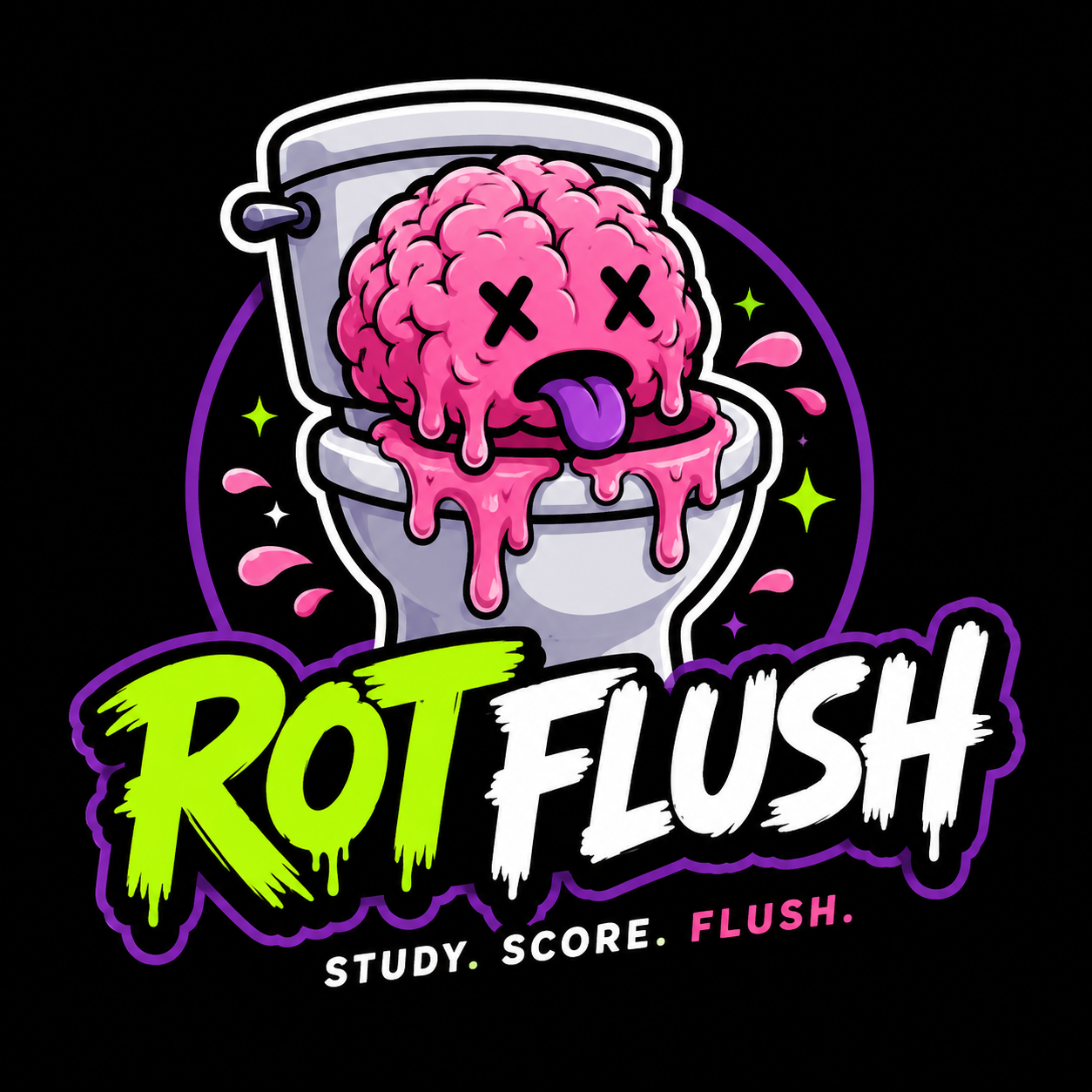 Rot Flush — brain in a toilet, obviously